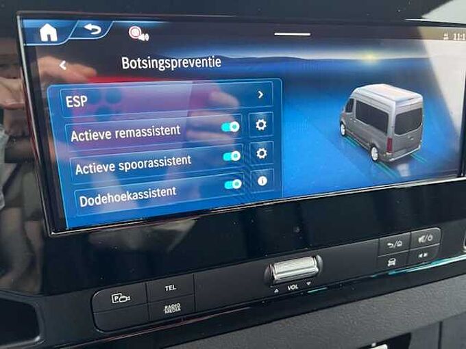 Mercedes-Benz Sprinter 317 L2H2 ZWART TREKHAAK 3.5 T AUTOMAAT 46000 EXBTW